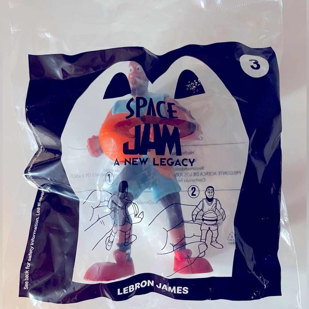 Space Jam Legacy Lebron James McDonald’s Happy Meal Kid’s Toy Collectible